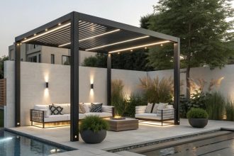 Pergola bioclimatique en aluminium : le meilleur choix pour une terrasse moderne