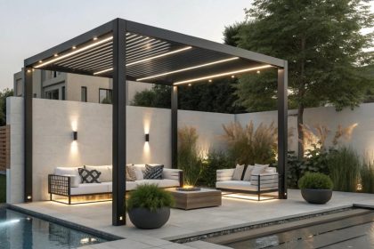 Pergola bioclimatique en aluminium : le meilleur choix pour une terrasse moderne